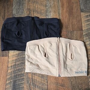 Medela Black and Beige Nursing Bras